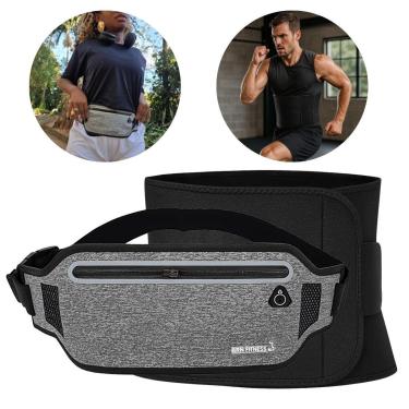 Imagem de Cinta Abdominal Térmica + Pochete Impermeável Leve Discreta-Unissex