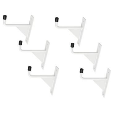 Imagem de Kit 6 Suportes Multiuso de Parede 60Kg (cada) - Escadas, Bicicletas e 