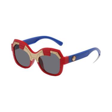 Imagem de Óculos De Sol UV400 Antirreflexo Para Meninos E Meninas Com Design De 