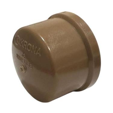 Imagem de Conexão Caps PVC Marrom Liso 32mm (1") - Krona