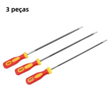 Imagem de Conjunto De Limas Para Afiar Motosserras 4.0 4.8 5.5cm, 3 Peças, Ferra