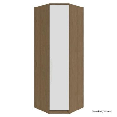 Imagem de Guarda Roupa Modulado 01 Porta 245cm Canto Oblíquo Setiba - Móveis Rim