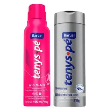 Imagem de Kit Tenys Pé Aero WOMAN+ Pó SEM PERFUME - TENYS PE