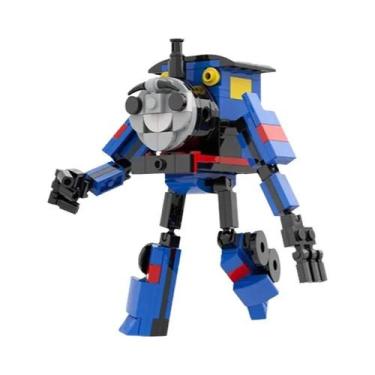 Imagem de Blocos De Montar Trem Aranha Mutante Maligna, MOC De Terror Choo-Choo 