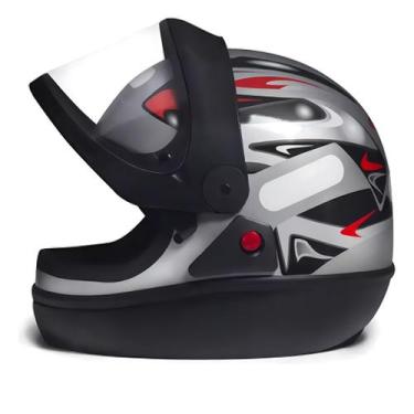 Imagem de Capacete taurus san marino grafic automatico preto nbr 7471, 60