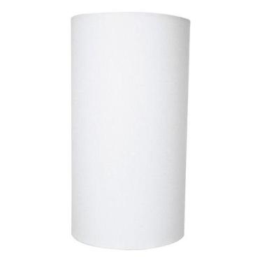 Imagem de Cúpula de Abajur 13x13x21cm Cilíndrica de Tecido Algodão Soquete Nacio