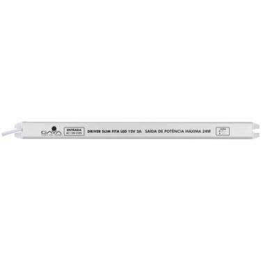 Imagem de Driver Slim 2A Entrada Bivolt Saída 12V 24W IP20 Gaya