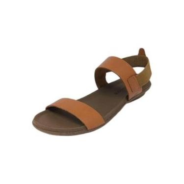 Imagem de Sandalia Feminina Conforto De Couro Moderno New Face-Feminino