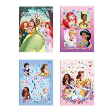 Imagem de Caderno Tilibra Brochura Capa Dura Costurada Universitário Princesas 80 Fls 308811 27764