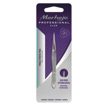 Imagem de Pinça depilatória merheje profissional ponta fina