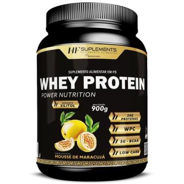 Imagem de Whey protein power nutrition mousse de maracuja 900g - HF SUPLEMENTS