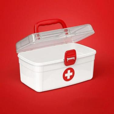 Imagem de Maleta Medicamentos Média Frasqueira Remédios Nitronplast