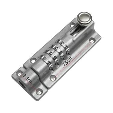 Imagem de Fechadura Antifurto Com Senha Combinada Para Porta De Casa, Galpão, Ce