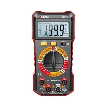 Imagem de Multímetro Digital Profissional ANENG SZ305, Testador De Tensão AC DC,