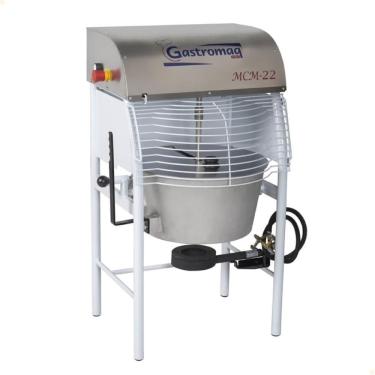 Imagem de Máquina De Cozimento E Misturadora Gastromaq Mcm 22 A Gás Epóxi 22 Litros Bivolt
