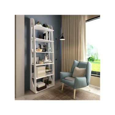 Imagem de Estante Com 6 Prateleiras Artely Floripa Cor Branco, Branco