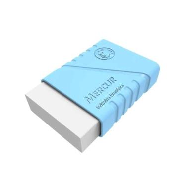 Imagem de Borracha Mercur Tons Pastéis Escolar -, Azul Pastel