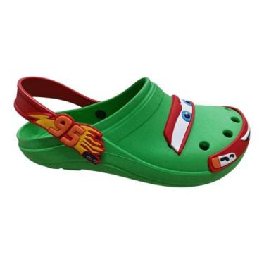 Imagem de Sandália Fechada Infantil McQueen Meninos Carros Desenho Confortável -