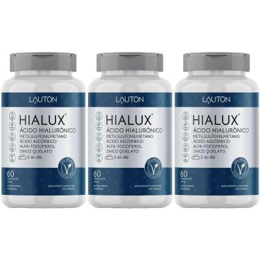 Imagem de Kit 3X Hialux Ácido Hialurônico - 60 Cápsulas - Lauton Nutrition-Masculino