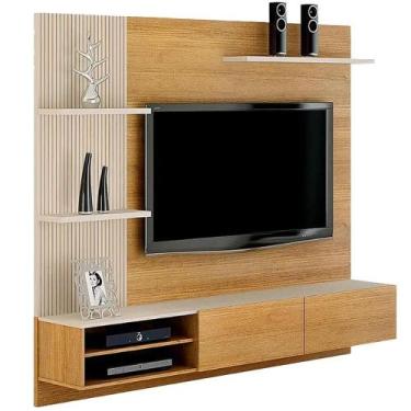 Imagem de Painel Montana para Tv Até 65 Polegadas Valdemoveis Cinamomo Off White