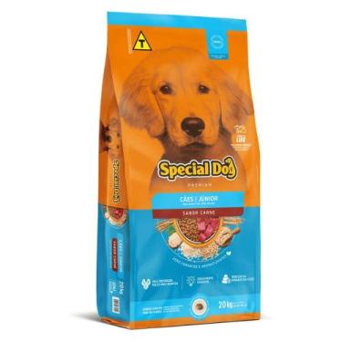 Imagem de Ração Special Dog Junior Sabor Carne 20 kg - MANFRIM