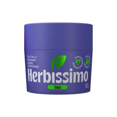Imagem de Desodorante Em Creme Antitranspirante Herbíssimo Talco 55g