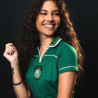 Imagem de Camisa Palmeiras Retrô 1999 Libertadores Verde Feminina-Feminino