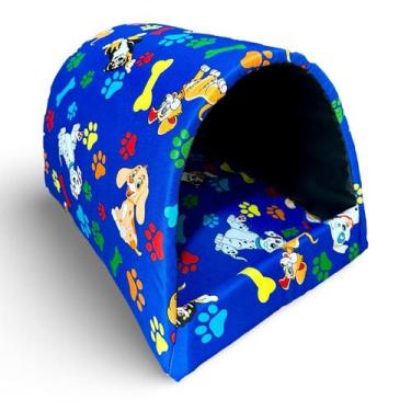 Imagem de Cama Caminha Pet Pra Cachorro Cães Gatos Iglu Luxo Cabana Toca Tenda I