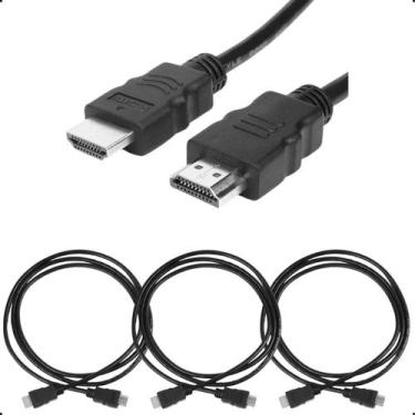 Imagem de Cabo Hdmi 1,5m 1.4v Blindado 4k 1080p Fullhd kit C/ 3 Un - HDMatters