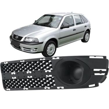 Imagem de Grade Parachoque Gol G3 GIII 2003 2004 2005 Fase 2 Sem Furo de Milha -