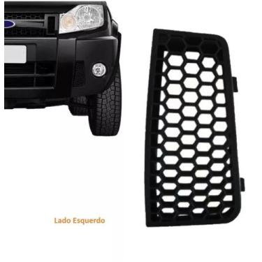 Imagem de Aplique Grade Parachoque Ecosport 2008 A 2012 PRETO Lado Esquerdo - AU