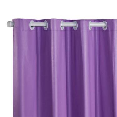 Imagem de Cortina Blackout PVC 1,40 x 2,20 Longa para Porta de Quarto e Sala - e