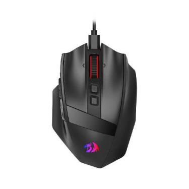 Imagem de Mouse Gamer Redragon Rind 10 Botões 16000 DPI RGB Preto