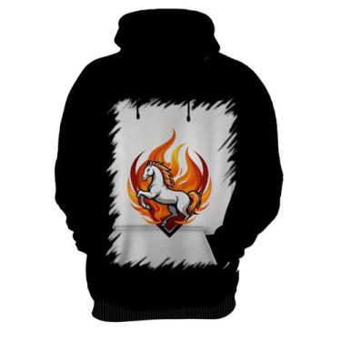 Imagem de Blusa de Frio de Cavalo Flamejante Fire Horse 9 - Kasubeck Store®, GG