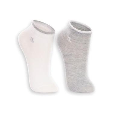 Imagem de Kit 2 Pares de Meias Infantil Cano Curto Lupo 2835-088, 30/36