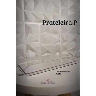 Imagem de Prateleira Acrilico Flutuante - ART Decor & Ativa, 20x10
