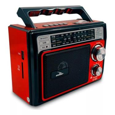 Imagem de Rádio Retro Radinho Vintage Portátil Potente Usb Mp3 Am Fm - Grasep, V