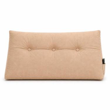 Imagem de Almofada Decorativa Cabeceira Encosto Apoio de Lombar Solteiro Suede B