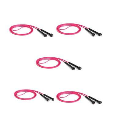 Imagem de Kit 05 Corda de Pular Atrio PVC 275cm Cor:PretoTamanho:275cmGênero:Uni