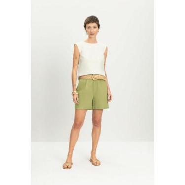 Imagem de Blusa feminina em linho Essendi, Natural, M