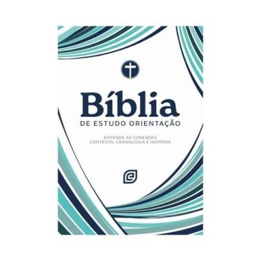 Imagem de Livro Bíblia de Estudo Orientação Capa Blue Waves