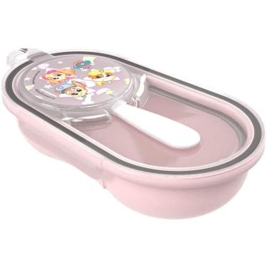 Imagem de Pote para Papinha com Colher 17945 Ideal para Armazenar Refeições Licenciado Patrulha C...