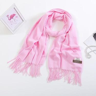 Imagem de Cachecol Lenço Xale Hijab Echarpe Manta Pashmina Unissex - Modas Fagun