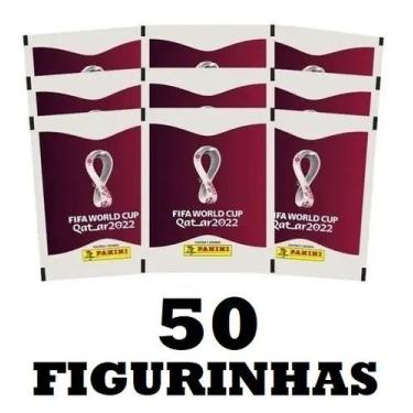 Imagem de Kit 50 Figurinhas Da Copa Do Mundo 2022 Qatar 10 Envelopes - Panini