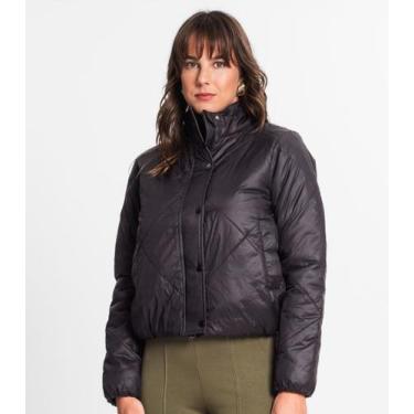 Imagem de Jaqueta Puffer Feminina Microfibra Endless com Zíper e Botões - Térmic