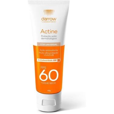 Imagem de Darrow Actine Protetor Solar FPS 60 Cor Universal 40g Alta Proteção Co