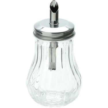 Imagem de Açucareiro de Vidro 200ml com Tampa Aço Lyor