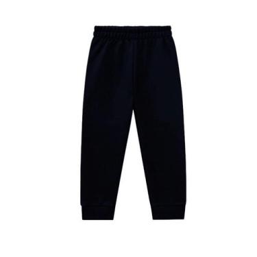 Imagem de Calça Moletom Infantil Flanelada Punho Kyly 4 ao 8 137036, Preto 9023,