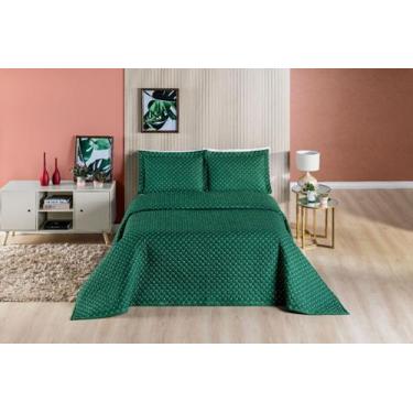 Imagem de Kit Colcha Cobre Leito 03 Peças - Linha Ravena - Cama Casal Padrão - Q