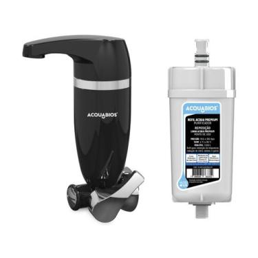Imagem de Filtro de Agua Acqua Premium Parede 1 4 de Volta com 1 Refil - Acquabi